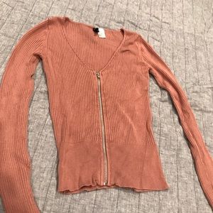 H&M Divide Ribbed Sweater